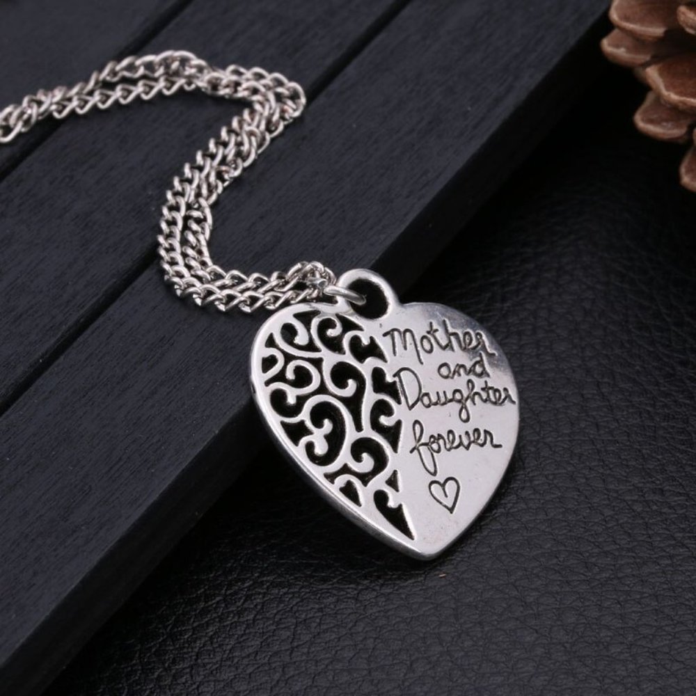 ❤️ Necklace For Mother And Daughter Woman Geometric Heart